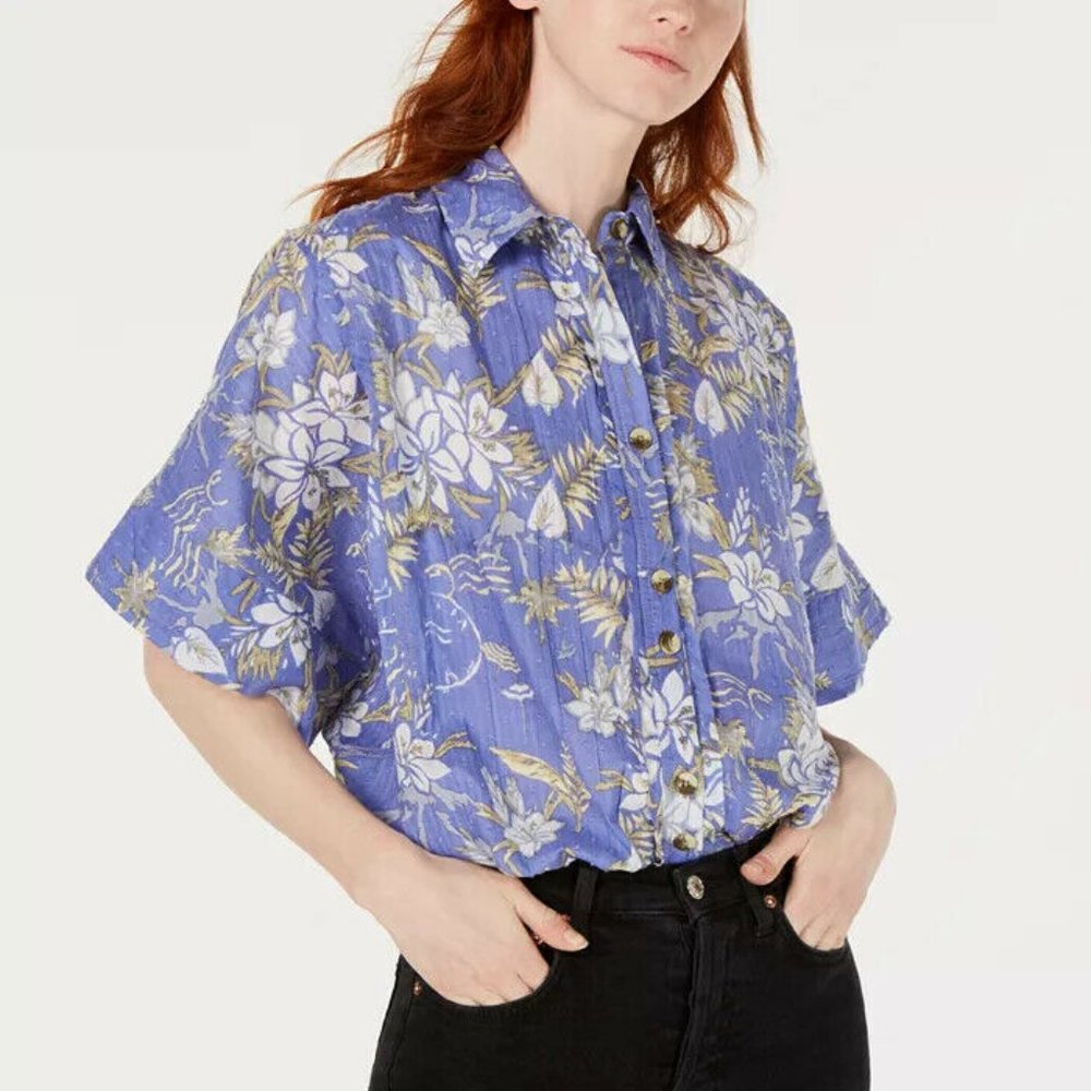 WE THE FREE PEOPLE Periwinkle Love Letters  XS S 6